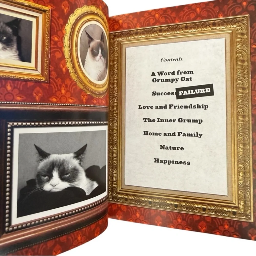 NEW Grumpy Cat Hardback Book - The Grumpy Guide to Life-Observations .
